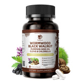 Lukaree Chlorella 16-in-1 Wormwood Black Walnut Cleanse Blend front view