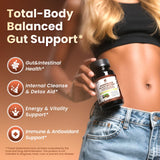 Lukaree Chlorella 16-in-1 Wormwood Black Walnut Cleanse Blend side view