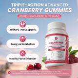 Lukaree Cranberry Gummies with fresh cranberries