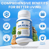 Lukaree DIM Supplement 400mg with black cohosh and probiotics