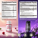 Lukaree Evening Primrose Oil Softgels and Cranberry Gummies together