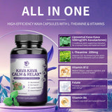 Lukaree Kava Kava Capsules bottle with 60 capsules