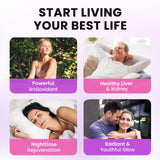 Lukaree Liposomal Glutathione Capsules 500mg close-up of capsules