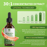 Lukaree Moringa Organic Drops dropper close-up