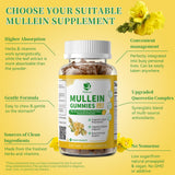 Lukaree Mullein Leaf Extract Gummies side view of packaging