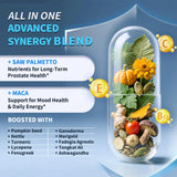 Lukaree Saw Palmetto supplement bottle with capsules