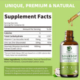 Lukaree Soursop Bitters Liquid Extract 282g with measuring spoon