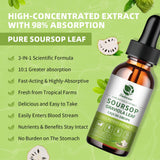 Lukaree Soursop Leaf Extract 141g dropper close-up