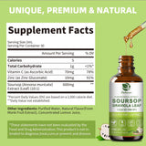 Lukaree Soursop Leaf Extract 141g on a wooden table