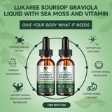 Lukaree Soursop Liquid Drops with measuring dropper