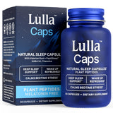 LullaBites Lulla Caps melatonin-free capsules front view