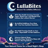 LullaBites Sleep Gummies packaging side view