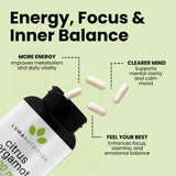 Luma Nutrition Citrus Bergamot Supplement 1000mg bottle side view