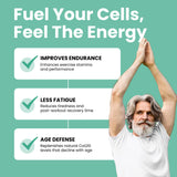 Luma Nutrition CoQ10 200mg liquid softgels close-up of softgel