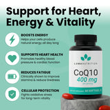 Luma Nutrition CoQ10 200mg liquid softgels side view