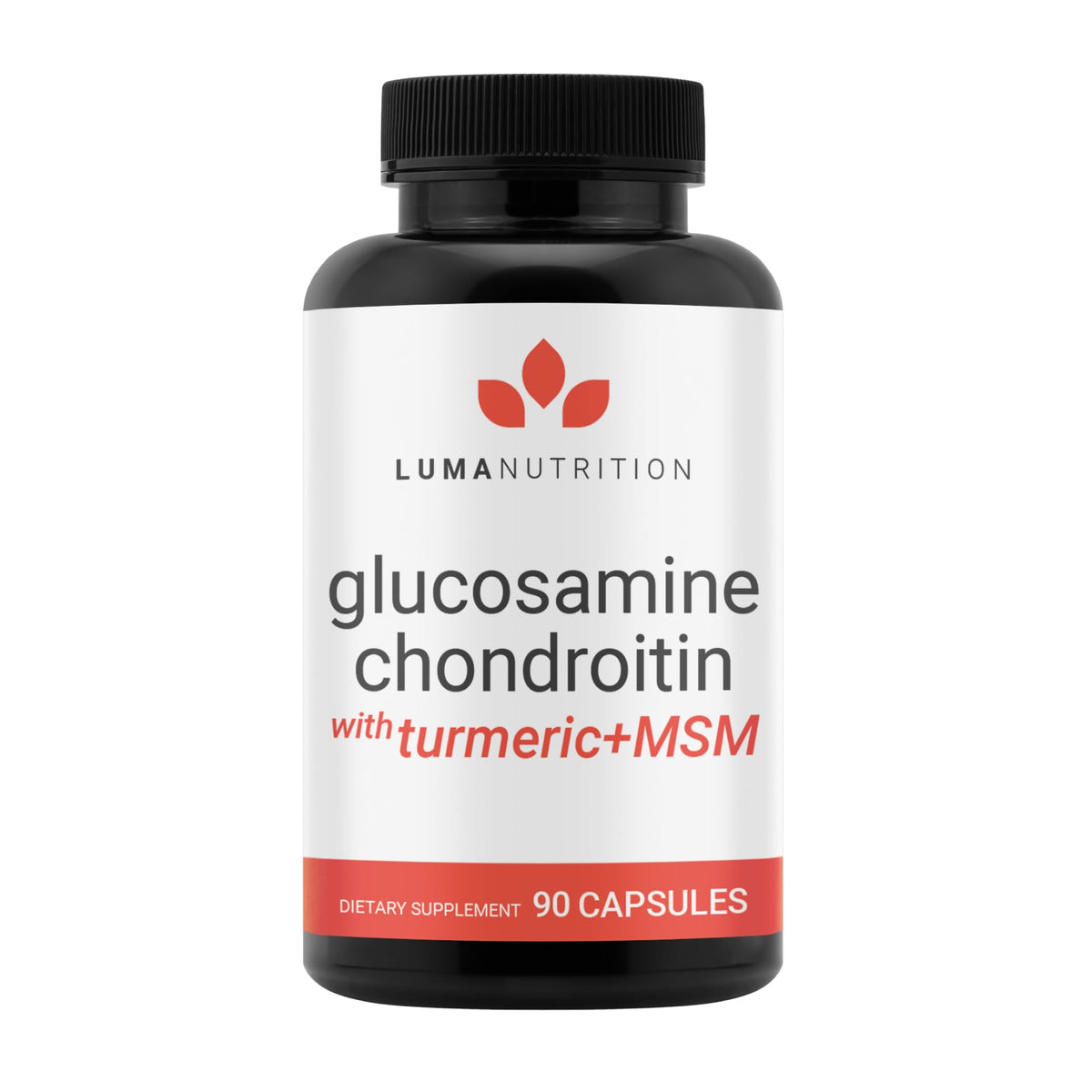 Luma Nutrition Glucosamine Chondroitin joint support supplement front view