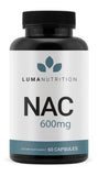 Luma Nutrition N-Acetyl Cysteine 600mg Capsules front view