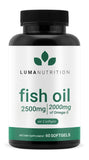 Luma Nutrition Omega-3 Fish Oil Supplement softgel bottle front view