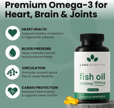 Luma Nutrition Omega-3 Fish Oil Supplement softgel capsules close-up