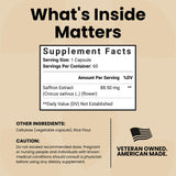 Luma Nutrition Saffron Extract Supplement bottle with label