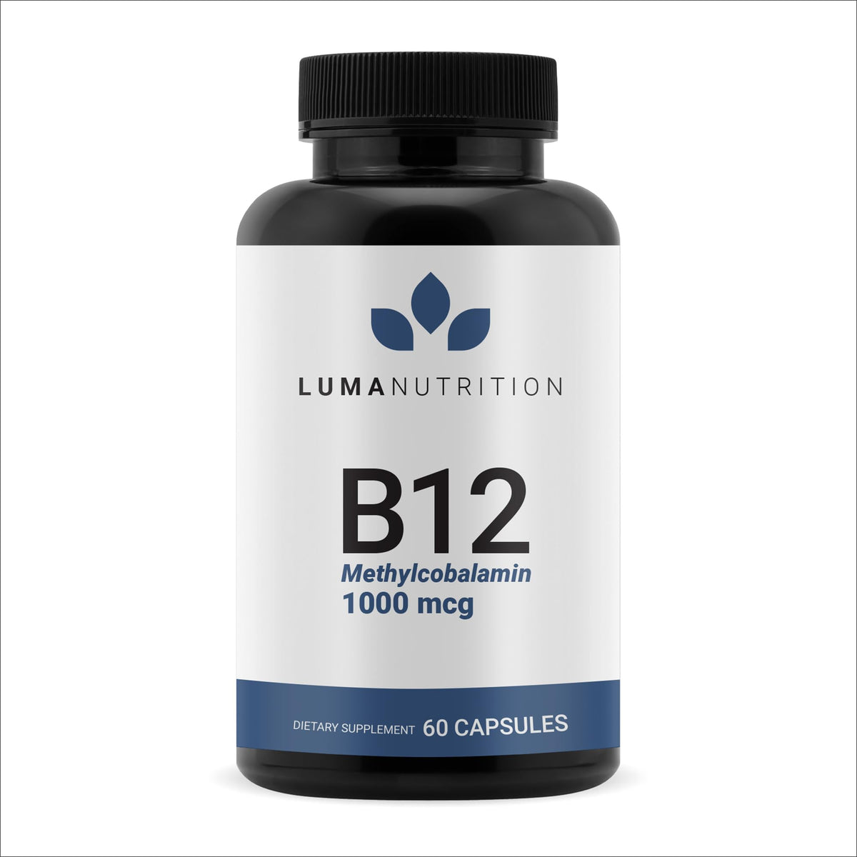 Luma Nutrition Vitamin B12 1000 mcg capsules front view