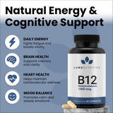 Luma Nutrition Vitamin B12 1000 mcg capsules side view
