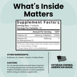 Luma Nutrition Vitamin D3 + K2 supplement ingredients list
