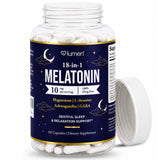 Lumen Naturals Sleep Simply Melatonin and Magnesium 60 capsules front view