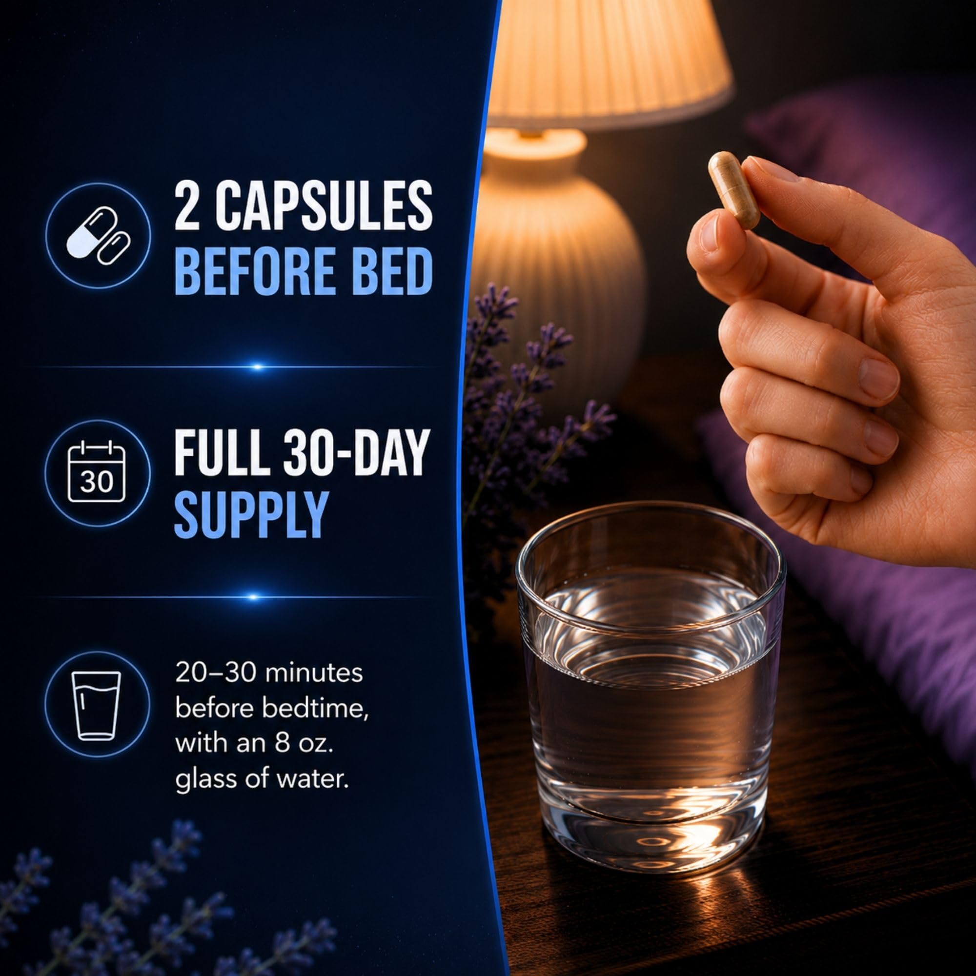 Lumen Naturals Sleep Simply Melatonin and Magnesium ingredients list