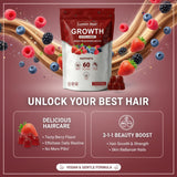 Lumin Hair Multivitamins Gummies showing two gummies