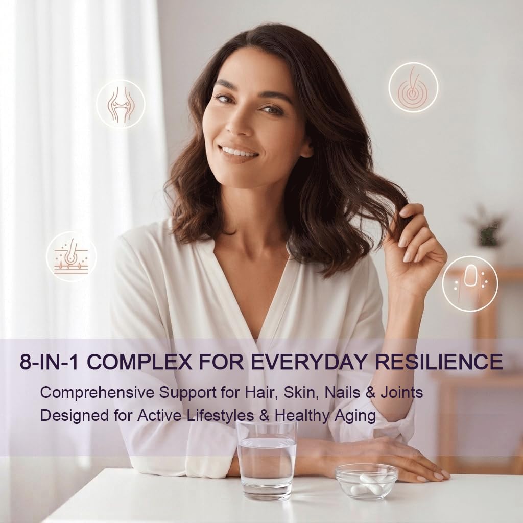 LUMINE Daily daily Support Capsules with a glass of water