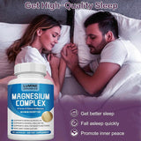 Lumine Organic Magnesium Supplement 1000mg label details