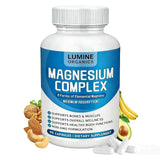 Lumine Organics Magnesium Complex Supplement 1000mg front view