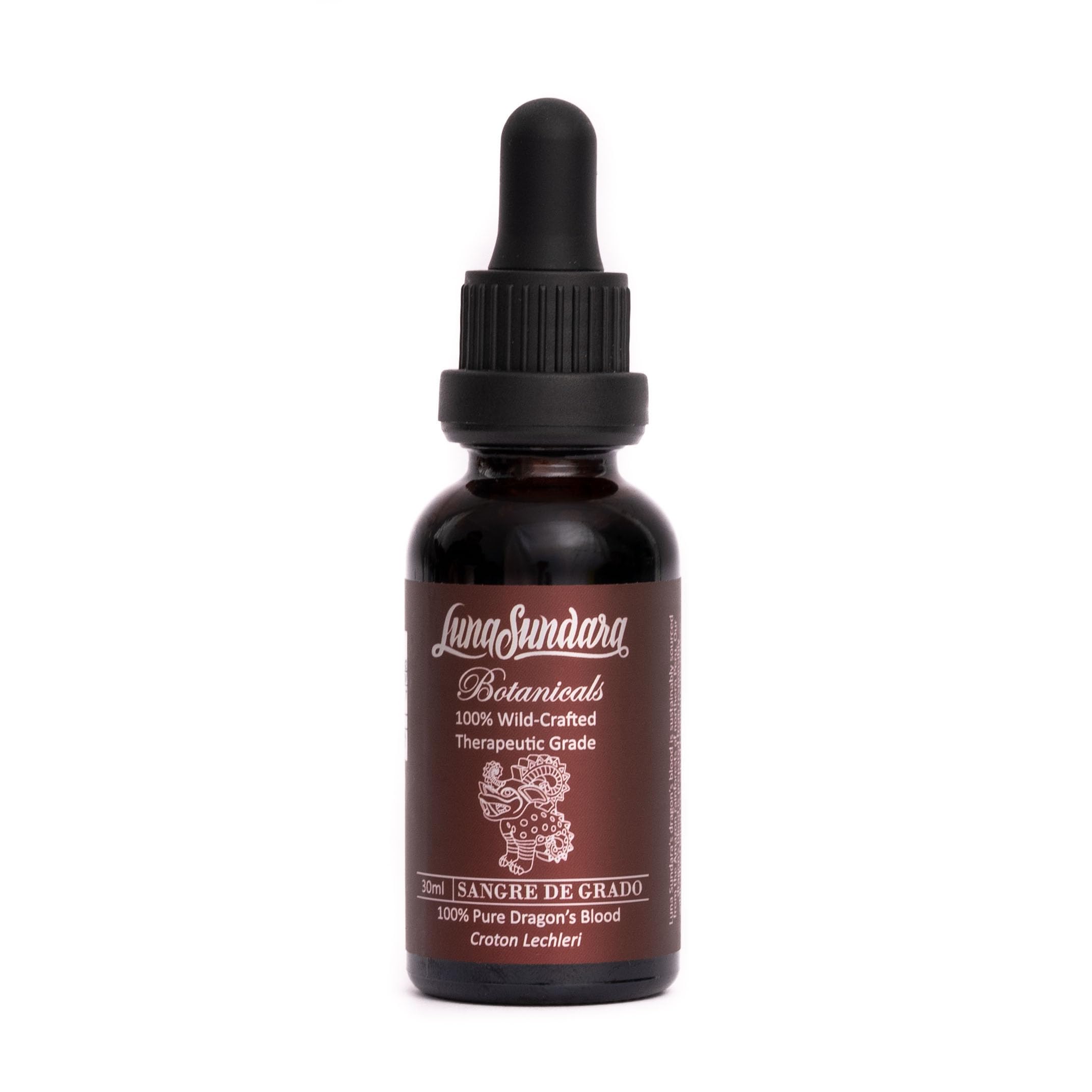 Luna Sundara Dragon's Blood Resin 100% Pure Liquid 68g front view