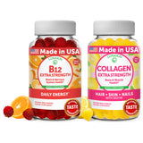 Lunakai Collagen Gummies front view packaging with lemon flavour