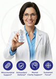 Lunakai Methylene Blue Gummies displayed with a notebook and pen