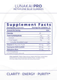 Lunakai Methylene Blue Gummies in a hand