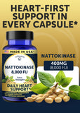 Lunakai Nattokinase Multi-Enzyme Supplement bottle side view
