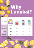 Lunakai Prenatal Vitamins Gummies with ingredients list