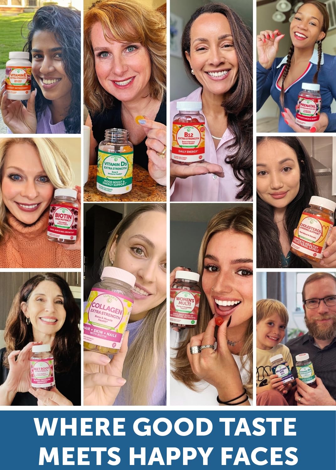 Lunakai Probiotic Gummies ingredients list
