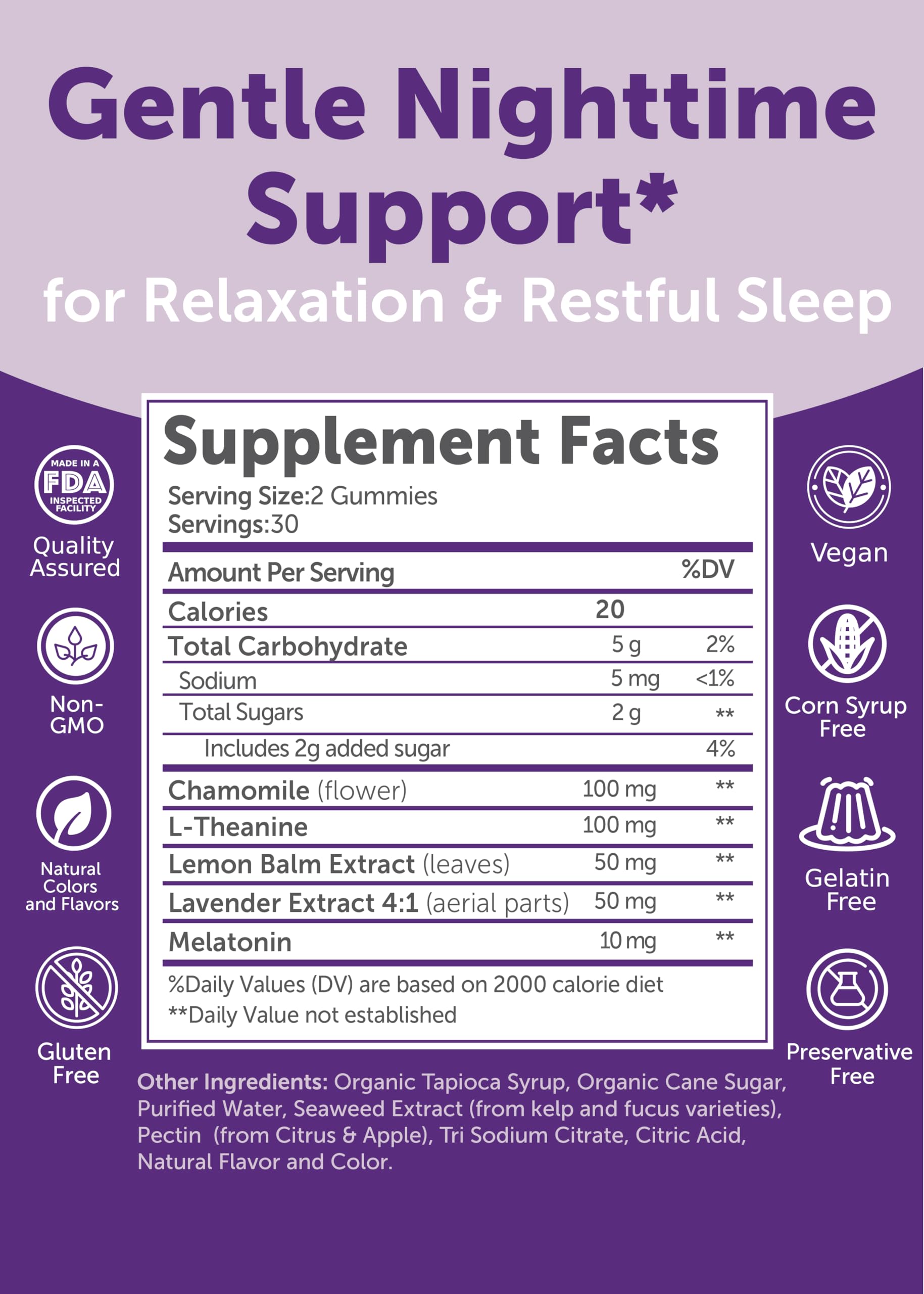 Lunakai Sleep Gummies vegan pectin-based formula
