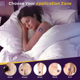 Lunalex Sleep Patches on a bedside table