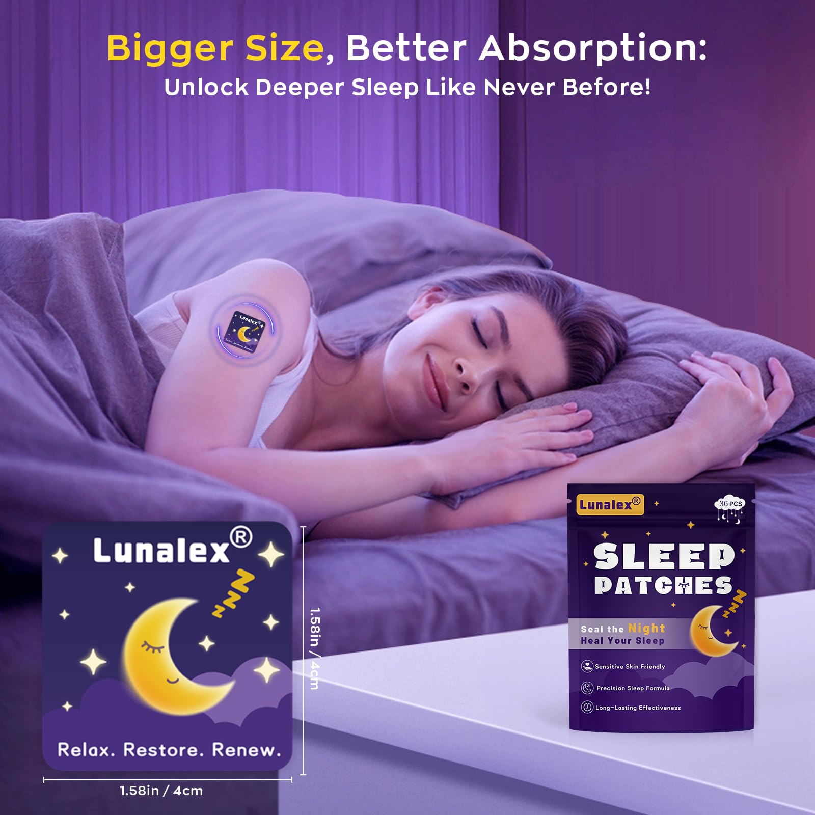 Lunalex Sleep Patches packaging details