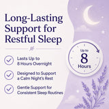 Lunavelle Sleep Patches packaging with ingredients list