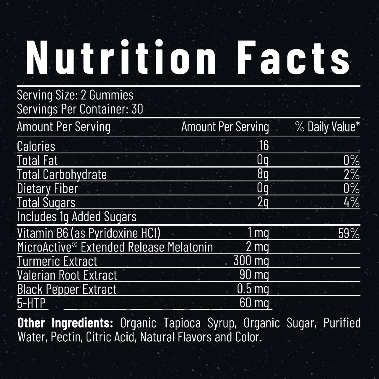 Lune Nightly Sleep Gummies packaging details