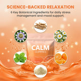 LUNESSA Calming Gummies Tranquil Tangerine close-up of gummies