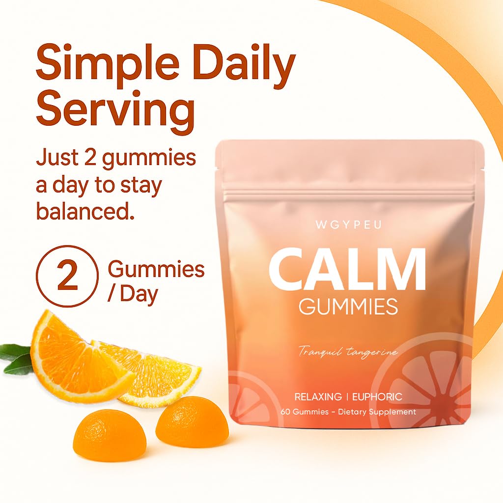 LUNESSA Calming Gummies Tranquil Tangerine nutritional information