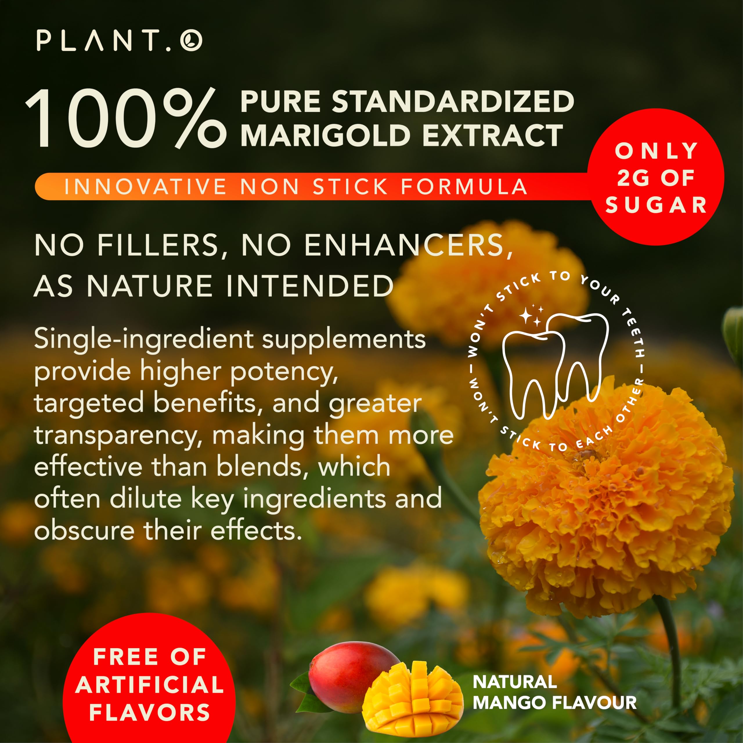 Lutein and zeaxanthin gummies in hand