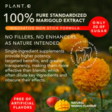 Lutein and zeaxanthin gummies in hand