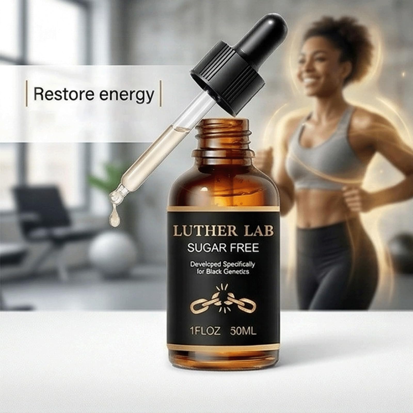 Luther Labs Sugar Free Drops 50g lifestyle scene